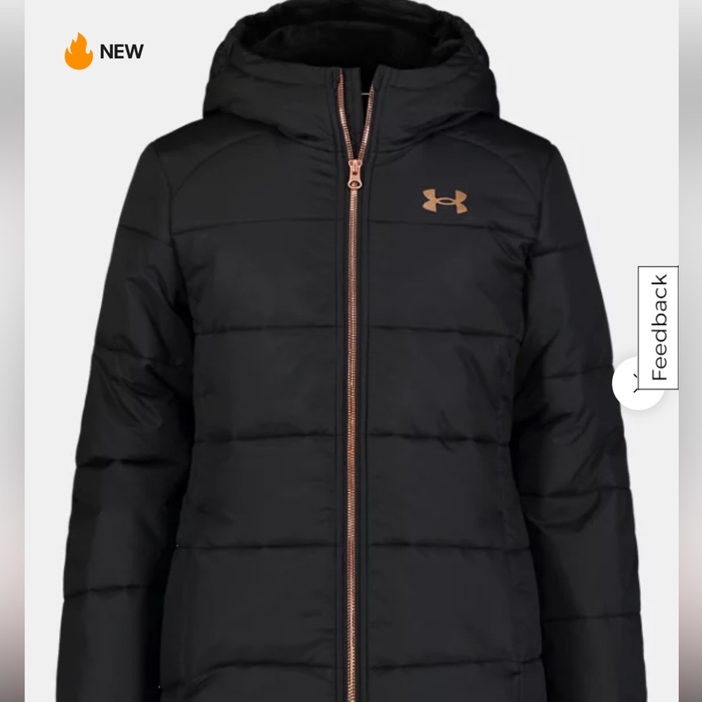Under Armour Girls' UA Willow Puffer Jacket - Picture 6 of 8